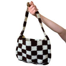 Load image into Gallery viewer, Big Checkerboard Bag - Brown
