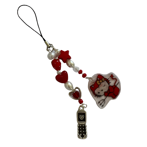 Devil Kitty Phone Charm