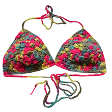 Load image into Gallery viewer, Raspberry Salad Crochet Bralette
