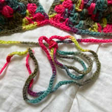 Load image into Gallery viewer, Raspberry Salad Crochet Bralette
