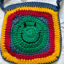 Load image into Gallery viewer, Primary Smiley Face Crossbody
