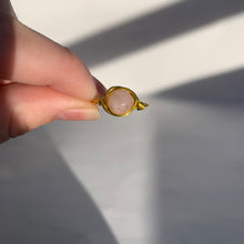 Load image into Gallery viewer, 8mm Rose Quartz Wire Wrapped Ring
