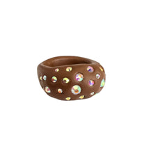 Load image into Gallery viewer, Brown Bling Ring
