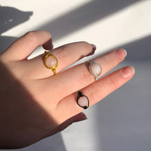 Load image into Gallery viewer, 8mm Rose Quartz Wire Wrapped Ring
